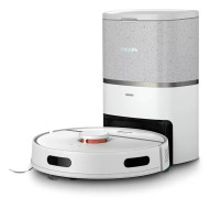 Philips 3000-serien HomeRun Aqua XU3110/02 Dammsugar- och golvrengöringsrobot, Combi, Grå, Metallic, Rund, Ljus/Beluga Metallic, 0,35 L, 54 dB