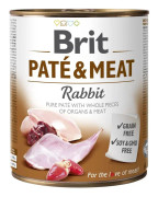BRIT Paté & Meat med kanin - 800g