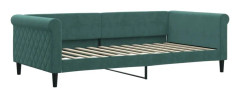 Dagbädd mörkgrön 100x200 cm sammet