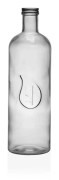 Flaska Versa 1,6 L Droppe Glas Aluminium 9,8 x 32,5 x 9,8 cm