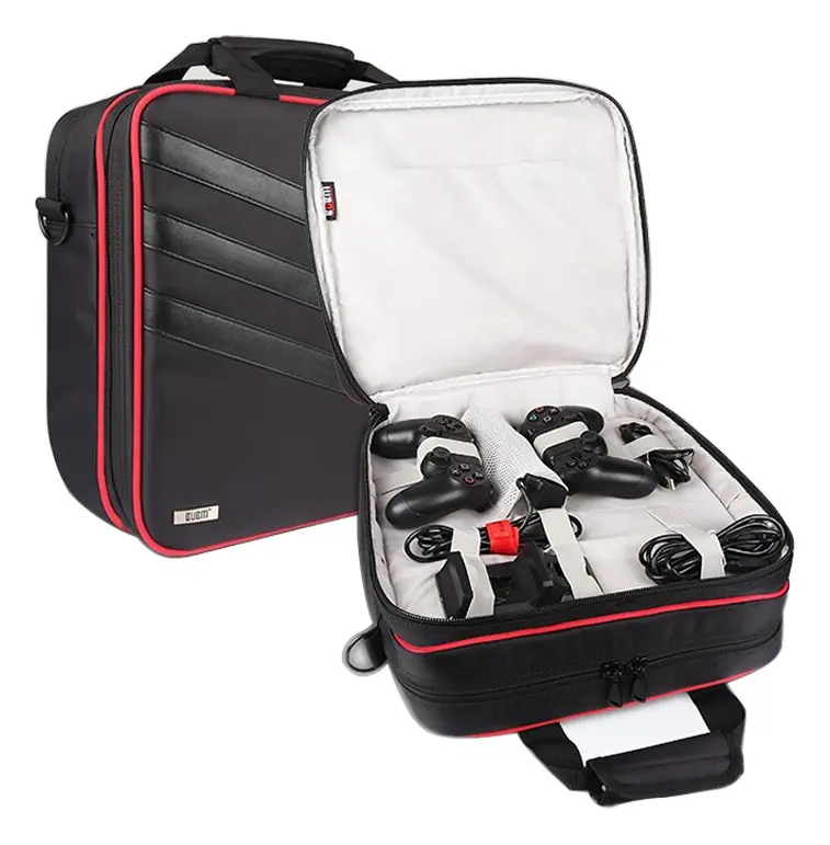 BUBM Multi-function Portable Single Shoulder Storage Bag Protective Box for PS4 Pro