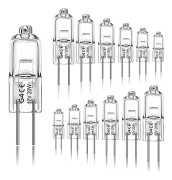 12-pack G4 20W 12V 2800K 2-stifts halogenlampa f�r huva. k�k. vardagsrum. sovrum A12