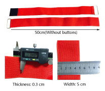 5 PCS Two-Person Three-Legged Game Leggings Belt Gaming Ankle Strap(Fruitful Green)