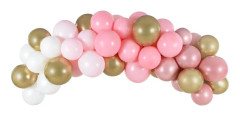 Ballongbåge Rosa Mix 200cm