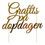 Tårtdekoration Dop