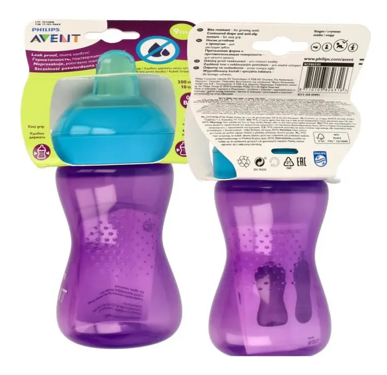 Avent droppkopp med mjukt munstycke Lila (SCF802/02)