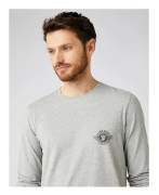Wrangler Biker långärmad t-shirt - grå - L