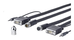 VIVOLINK PROVGASCW15 VGA-KABEL 15 M VGA (D-SUB) SVART