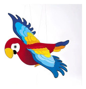 Papegoja flygande mobil