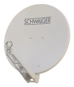 Schwaiger SPI075P, 38,2 dBi, 10,70 - 12,75 GHz, 75 cm, vit