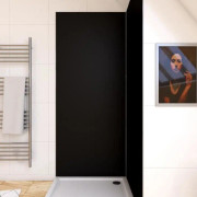 SVART duschväggpanel i aluminium - 90 x 210 cm - WALL'IT NOIR 90