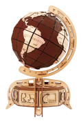 Wooden Puzzle Toy 3D Puzzle Assembly Box DIY Gift Desktop Ornaments, Style: Coffee Ball Ornament