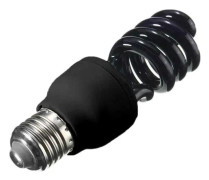 ECpower UV10A SPIRAL UV LIGHT glödlampa E27 15W 850lm BLACK universal