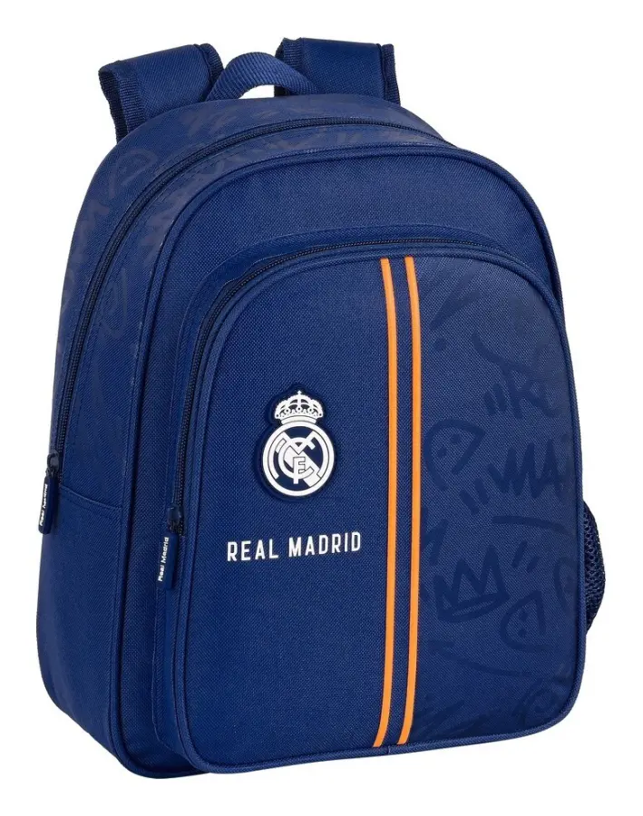 Skolryggsäck Real Madrid C.F. Blå (27 x 33 x 10 cm)