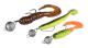 Set med 10 paket med 6 Spro Bottom Jig-jigghuvuden - 7 g - silver - TU