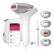 Pulserande ljus epilator - Philips - BRI949/00 - SenseIQ - Vit och Rosa - Semi-permanent hårborttagning