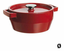 Kastrull med lock Pyrex Slow Cook Gjutj?rn
