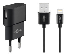 Goobay 45294, inomhus, AC, 5 V, 1 m, Svart