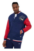 Fila Zurow College Jacka - medeltidsblå/äkta röd - 2XL