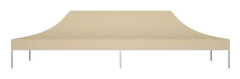 Bra kvalitet - Festtälttak - Gazebo Canvas 6x3m Beige 270gsm För Uteterrass Trädgårdsuteplats @5839 :
