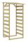 Pergola med tak 2 st 100x90x200 cm Impregnerad furu - SALUTUYA - BD03114