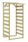 Pergola med tak 6 st 100x90x200 cm Impregnerad furu - SALUTUYA - BD08280