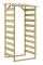 Pergola med tak 100x90x200 cm Impregnerad furu - SALUTUYA - BD18472