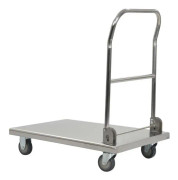 Plattformsvagn Silver 82x53x86 cm Rostfritt stål - SALUTUYA - BD4489