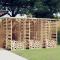 Pergola med tak 6 st 100x90x200 cm Impregnerad furu - SALUTUYA - BD08280