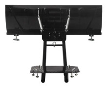Snöplog för ATV 115x38 cm Svart - SALUTUYA - BD03715