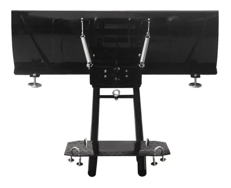 Snöplog för ATV 115x38 cm Svart - SALUTUYA - BD03715