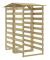 Pergola med tak 2 st 100x90x200 cm Impregnerad furu - SALUTUYA - BD03114