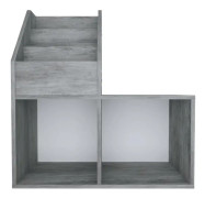 Tidningsställ för barn Betonggrå 71x30x78,5 cm Spånskiva - SALALIS - SH087417