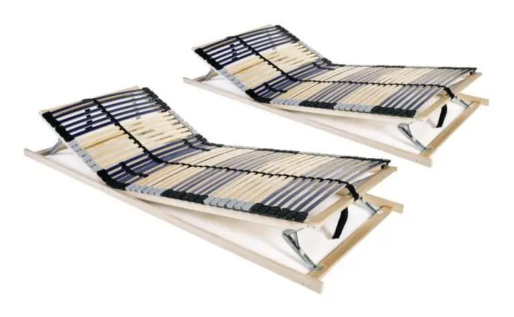 Lamellbädd 2 st med 42 lameller 7 zoner 90x200 cm - SALUTUYA - BD43710