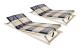 Lamellbädd 2 st med 42 lameller 7 zoner 90x200 cm - SALUTUYA - BD43710