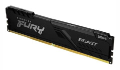 Kingston FURY Beast - DDR4 - modul - 16 GB - DIMM 288-pin - 3200 MHz / PC4-25600 - CL16 - 1.35 V - ej buffrad - icke ECC - svart