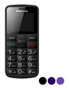 Panasonic KX-TU110 - Telefon - dual-SIM - microSD-kortplats - LCD-display - 128 x 160 pixlar - bakre kamera 0,08 MP - svart