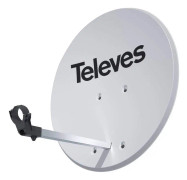 Televes S630ISD-W SAT-antenne 63 cm Reflektormateriale: Glasfiberforstærket plastic Hvid