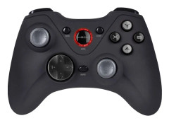 SPEEDLINK Xeox Pro Analog 2.4Ghz Wireless PC Gamepad, Black 10 Hours battery power, Rapid-fire function, Vibration effects for r