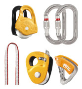 Petzl Crevasse Rescue Kit Gul,Grå,Flerfärgad