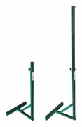 Set med 2 tennisballong-/fotvolleybollstolpar med metallmotvikt Softee Equipment - grön - TU