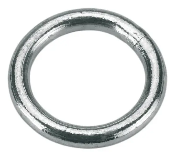 Kerbl zinkpläterad ring - silver - 12 mm