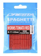 Cresta Spaghetti konstbete - fluorescerande orange - 8/11/22 mm