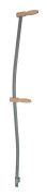 Böjt liehandtag Kerbl - grå/beige - 150 cm