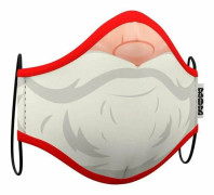 Återanvändbart Tyg Munskydd av My Other Me - Jul Santa Claus för hygieniskt skydd.