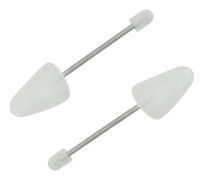 vidaXL Skoblock 5 par vit EU 38-44 plast