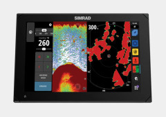 Plotter Simrad NSX 3012, 12" + Active Imaging 3-in-1 ekolodsgivare (CHIRP, DownScan, SideScan)