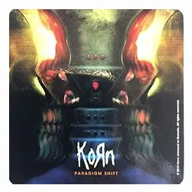 Korn - Paradigm Shift Individual Cork Coaster