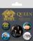 Queen Classic Mixed Badge Set