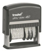  Trodat Bandstämpel med bokstavsband 4817 Svart 46 x 4 mm (b x h)